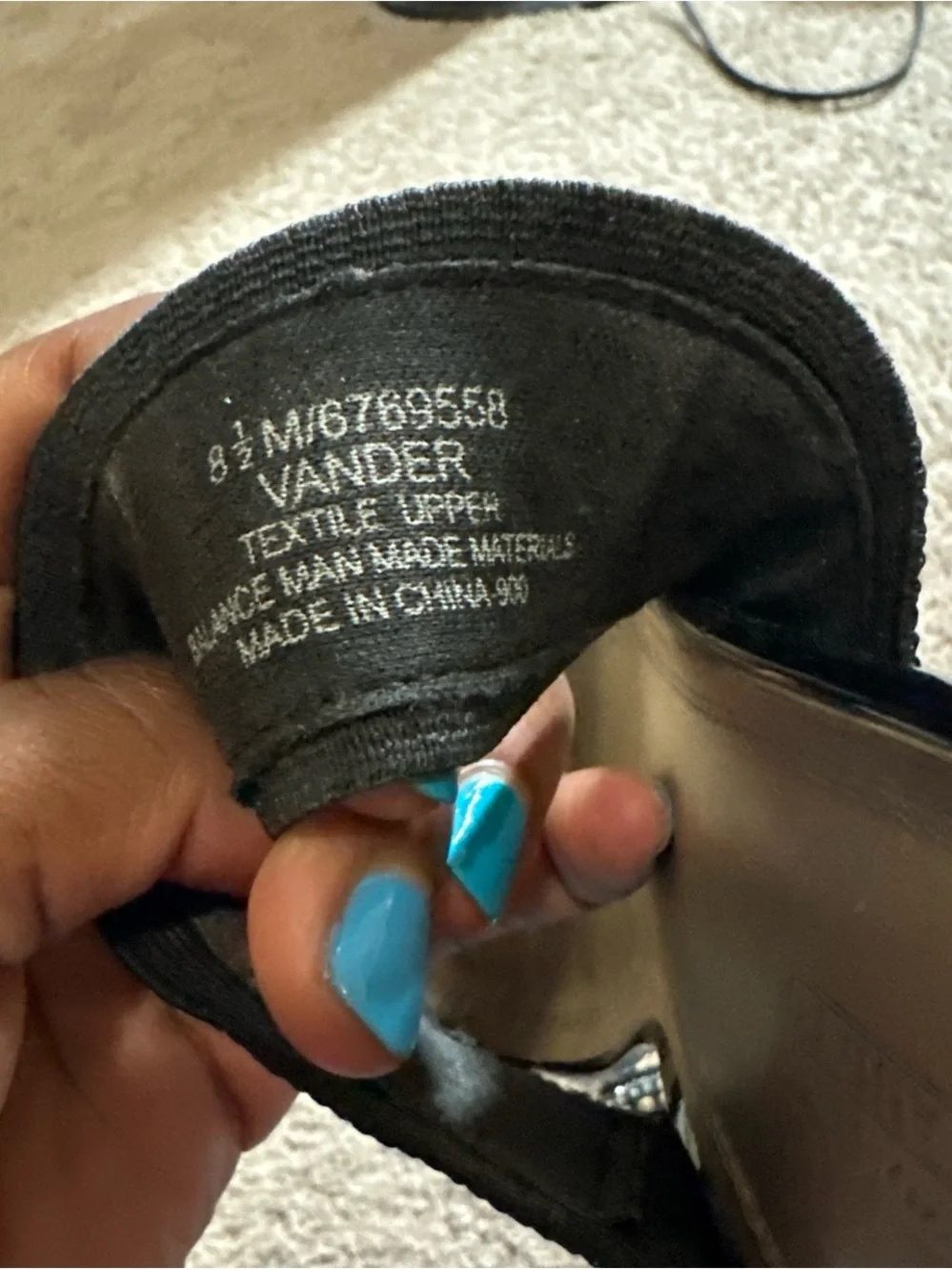 Coach Black Double-Strap Wedge Sandals with Mixed Metallic Studs
